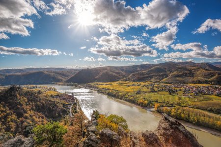 Herbstzauber an der Donau